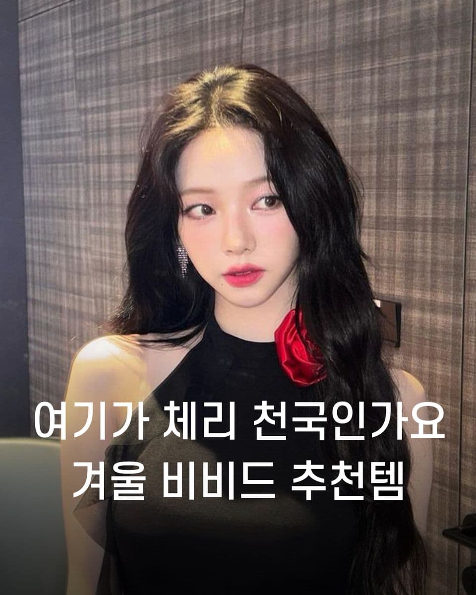 여기가 체리 천국인가요🍒 겨울 비비드 추천템