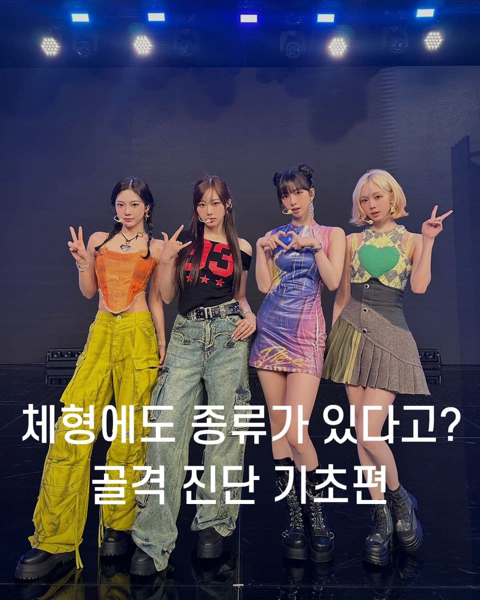 체형에도 종류가 있다고? 골격 진단 기초편📚